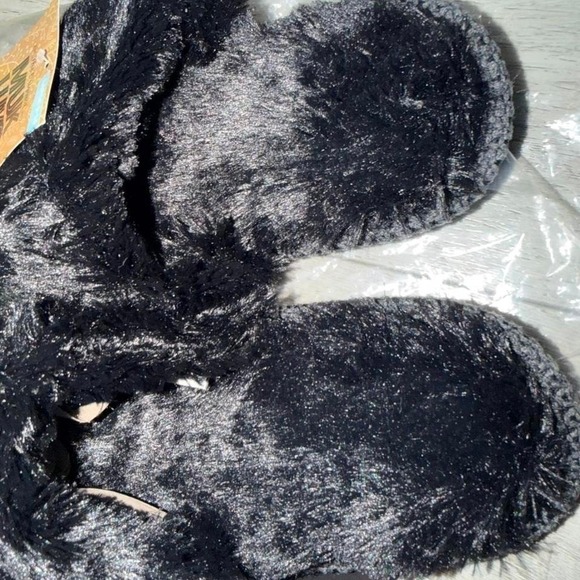 The Original MUK LUKS Cozy Slip On Women's Slippers Size large 9-10 Black new - Picture 6 of 7